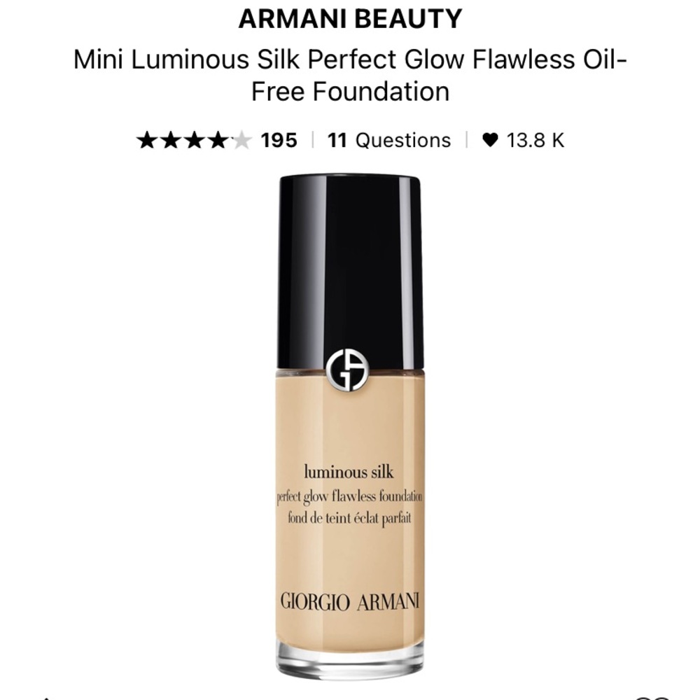 LUMINOUS SILK FOUNDATION SHADE 3